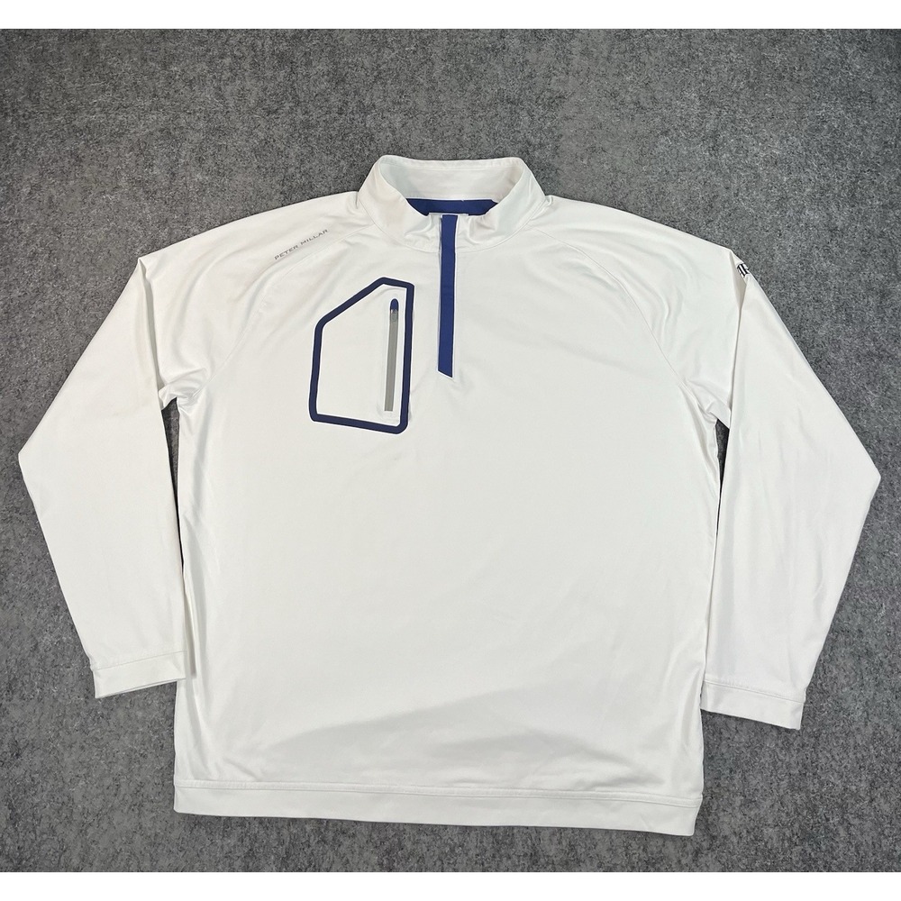 Peter Millar Forge Quarter Zip Performance Pullov… - image 1